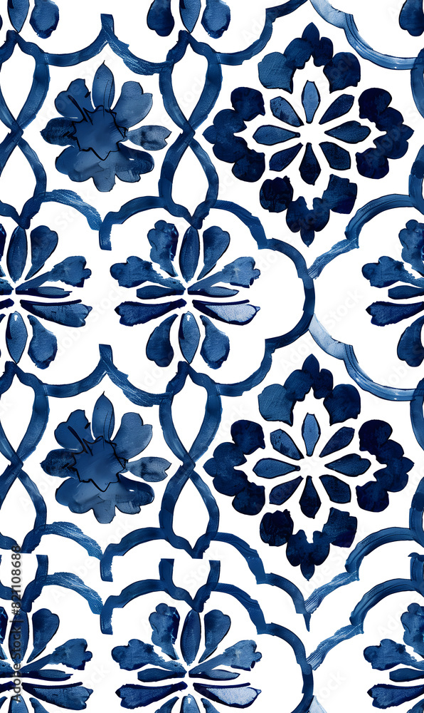 Fototapeta premium seamless pattern of flower wallpaper