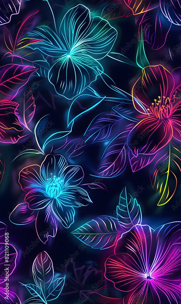 seamless pattern of flower wallpaper seamless pattern of flower wallpaper