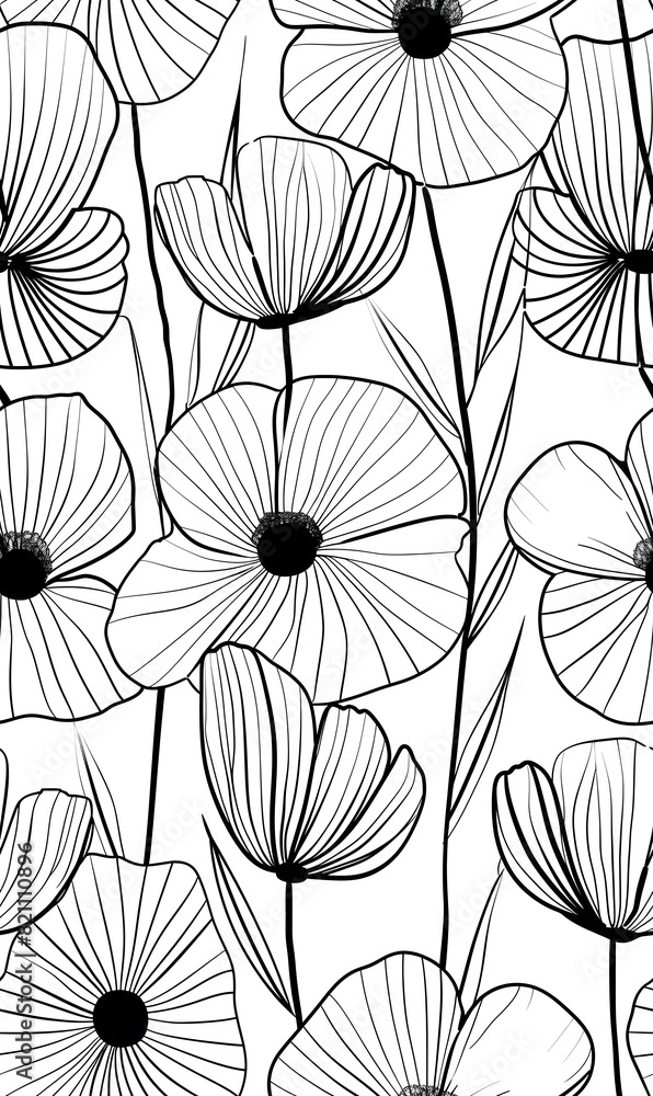 seamless pattern of flower wallpaper seamless pattern of flower wallpaper