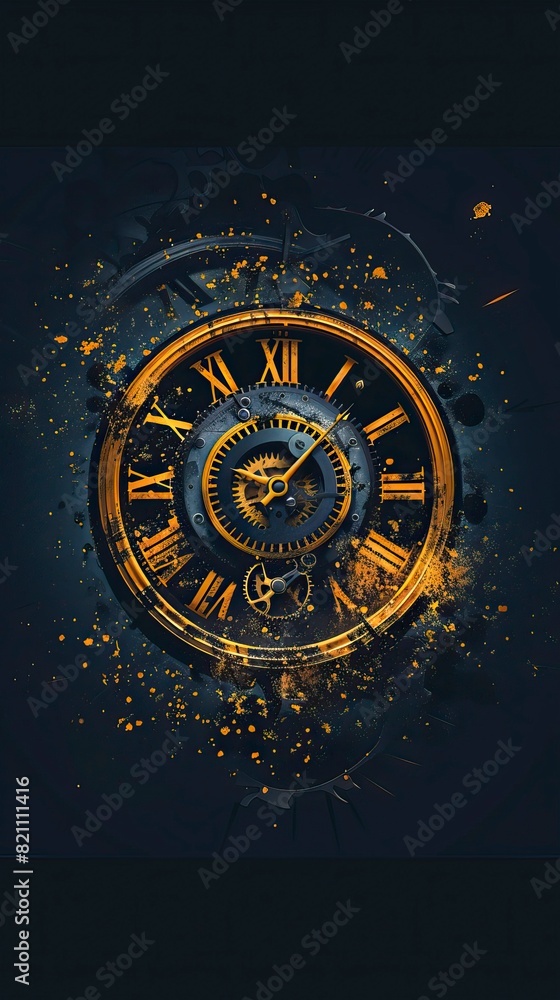 Clock logo idea Clock logo idea