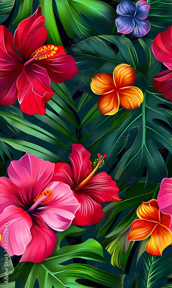 seamless pattern of flower wallpaper seamless pattern of flower wallpaper