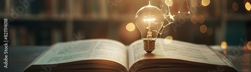Light Bulb Emerging from a ...