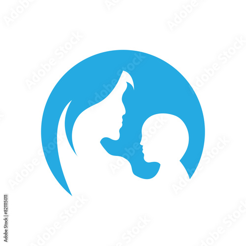 Happy Mothers Day logo vector illustration design.Happy Mother's Day to all mother lovers