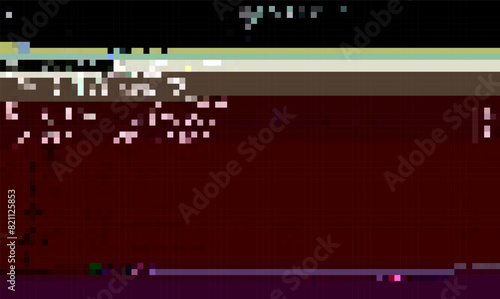 Digital Binary Code on Dark Red Background. Data Breach