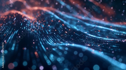 background of abstract technology connected to fiber optic networks. Fast Broadband for Worldwide Data