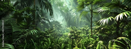 Dense Tropical Rainforest A Verdant Haven of Unseen Biodiversity