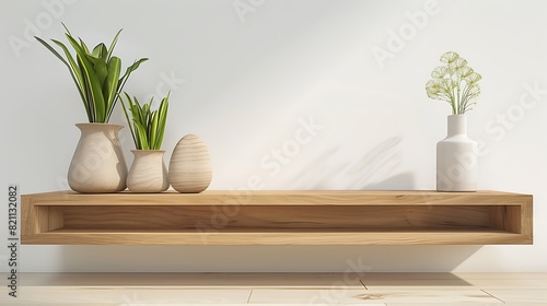 Smooth Wooden Display Stand