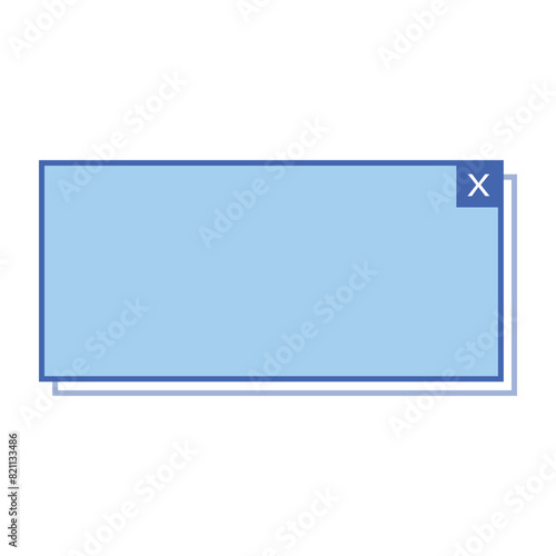 text box rectangle frame

