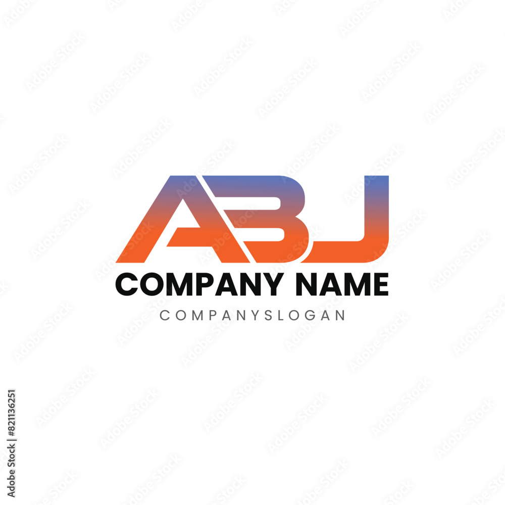 Letter ABU initial logo design Letter ABU initial logo design