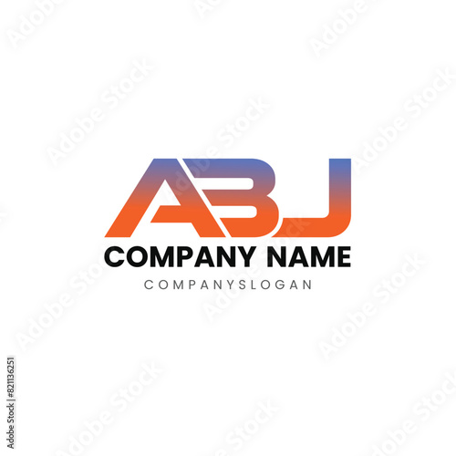 Letter ABU initial logo design 