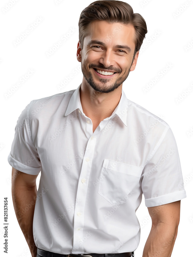 Young businessman smiling at camera Young businessman smiling at camera