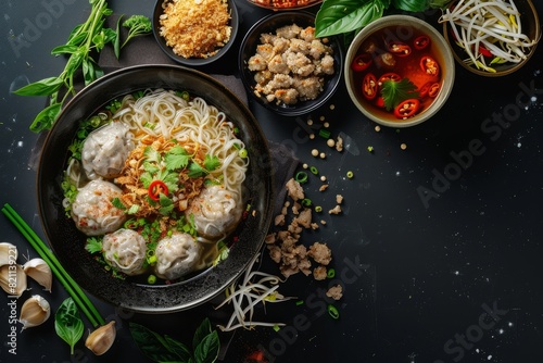 Divine bakso delight. Mesmerizing presentation for advertising