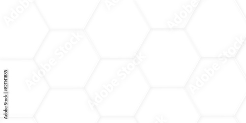 Seamless pattern with hexagons Abstract white background. Luxury White Pattern. Vector Illustration. 3D Futuristic abstract honeycomb mosaic white background. Abstract hexagonal concept technology.