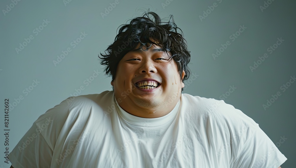 Obraz premium Portrait of a Joyful Man