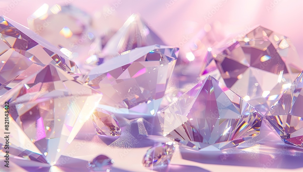 Exquisite Diamond Gems on a Vibrant Surface Exquisite Diamond Gems on a Vibrant Surface