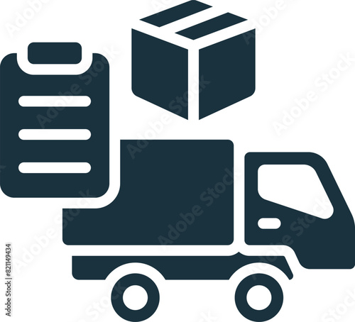 Fulfillment icon. Monochrome simple Virtual Assistant icon for templates, web design and infographics