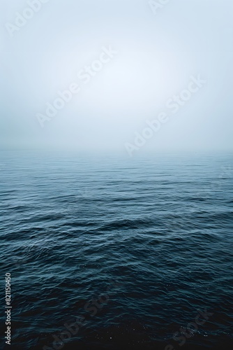 A boat floating on a vast body of water