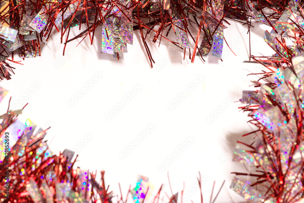 Naklejka premium abstract bokeh background, christmas and new year theme 