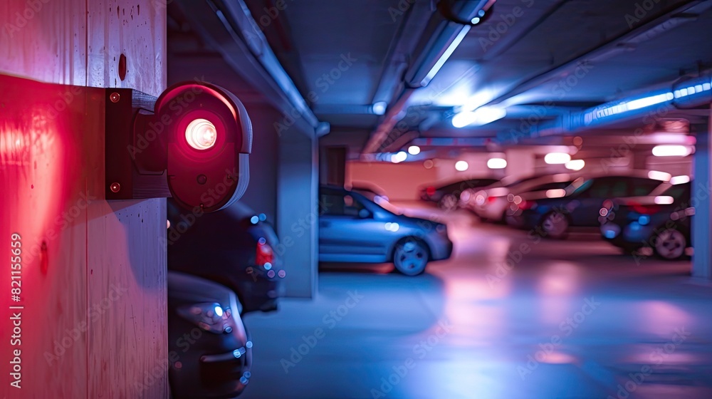 Urban Symphony: Cars in Multilevel Parking Garage Urban Symphony: Cars in Multilevel Parking Garage