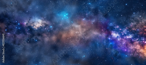 A mesmerizing and vibrant image of a magic color galaxy and infinite universe  creating a surreal and dreamy atmosphere. Suitable for astronomy and space-themed projects.