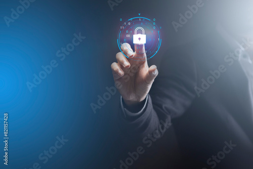 Concept image of security system within the organization