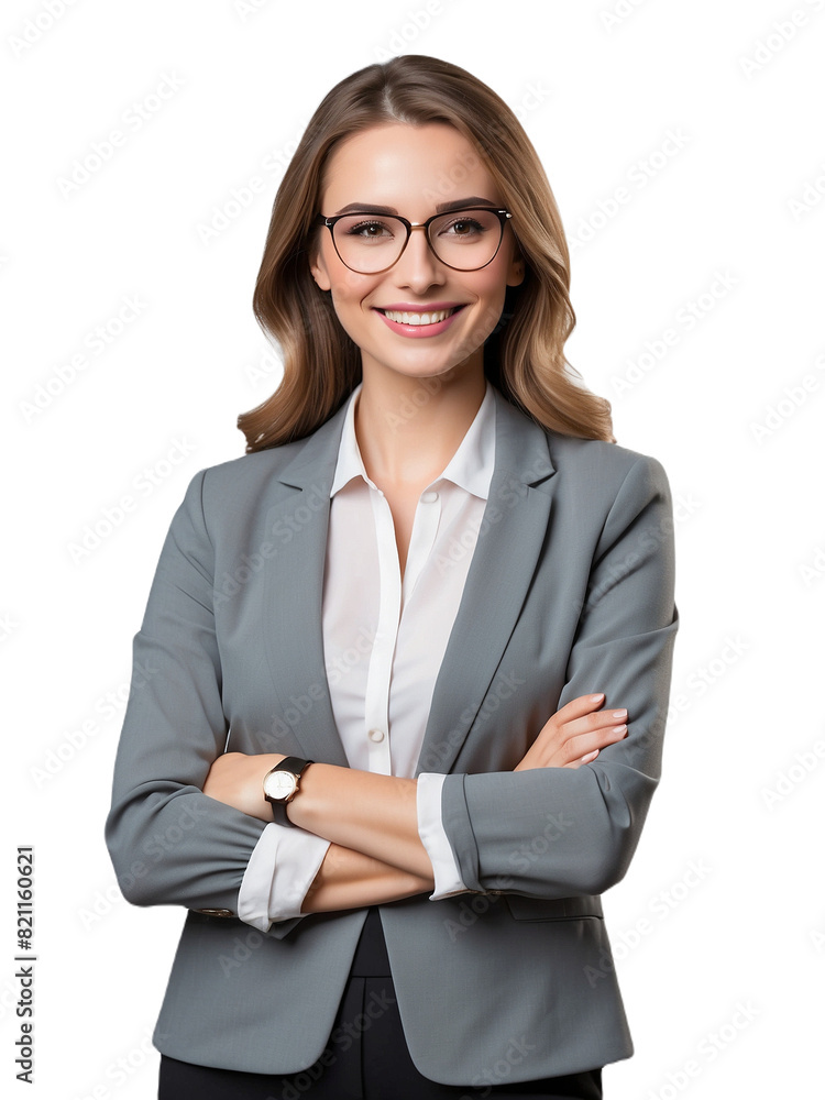 portrait of a smiling businesswoman isolated on a transparent background portrait of a smiling businesswoman isolated on a transparent background