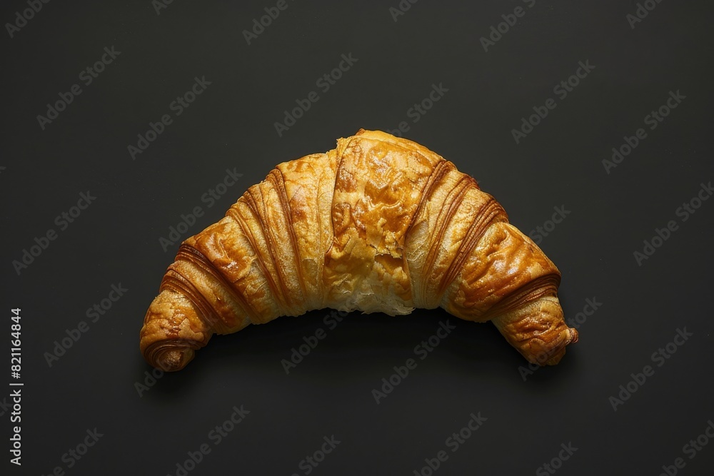 Divine croissant delicacy. Irresistible appeal for promotions
