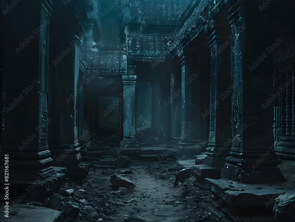 Mysterious Abandoned Temple Interior | Eerie Ancient Architecture | Haunting Atmosphere | Dark Historical Ruins | Ancient Relics and Mystical Artifacts | Intriguing Historical Site | Atmospheric Mysterious Abandoned Temple Interior | Eerie Ancient Architecture | Haunting Atmosphere | Dark Historical Ruins | Ancient Relics and Mystical Artifacts | Intriguing Historical Site | Atmospheric