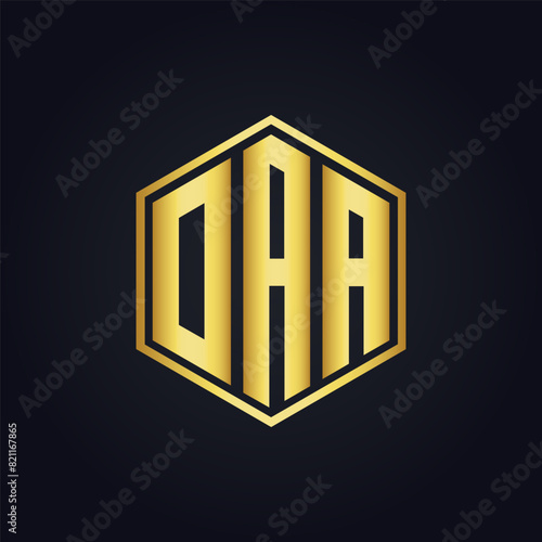 DAA logo. D A A design. White DAA letter. DAA, D A A letter logo design. D A A letter logo design in FIVE, FOUR, THREE, style. letter logo set in one artboard. D A A letter logo vector design.	
