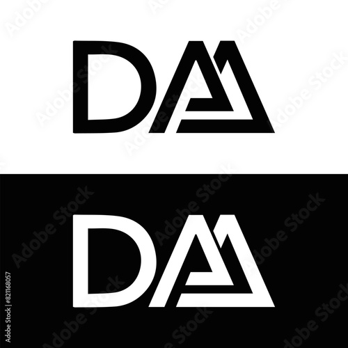 DAA logo. D A A design. White DAA letter. DAA, D A A letter logo design. D A A letter logo design in FIVE, FOUR, THREE, style. letter logo set in one artboard. D A A letter logo vector design.	
