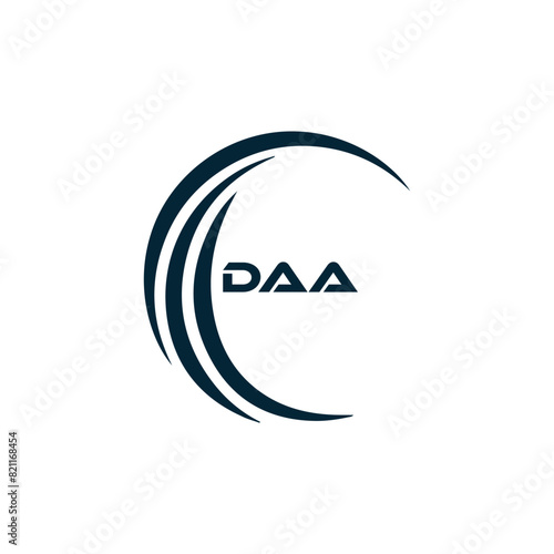 DAA logo. D A A design. White DAA letter. DAA, D A A letter logo design. D A A letter logo design in FIVE, FOUR, THREE, style. letter logo set in one artboard. D A A letter logo vector design.	
