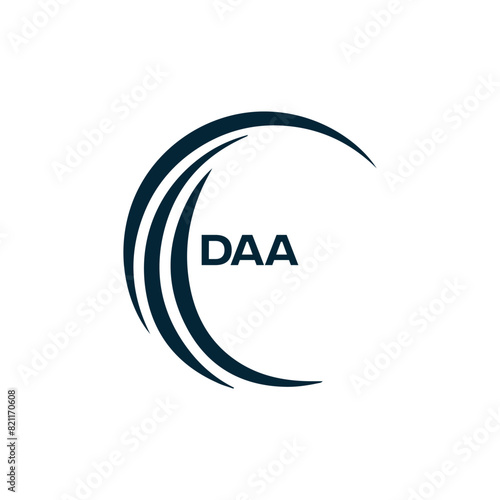 DAA logo. D A A design. White DAA letter. DAA, D A A letter logo design. D A A letter logo design in FIVE, FOUR, THREE, style. letter logo set in one artboard. D A A letter logo vector design.	
