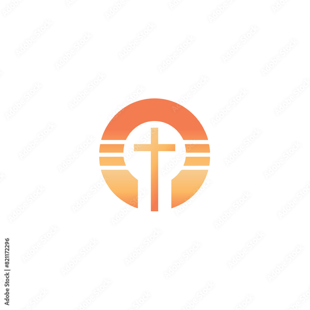 Obraz premium church logo, faith logo, religious logo design, bible logo