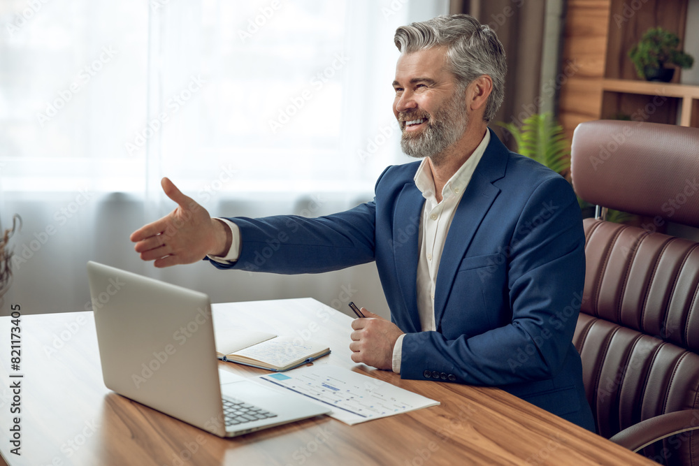 Therapist meeting his client for psychological support and mental health consultation Therapist meeting his client for psychological support and mental health consultation