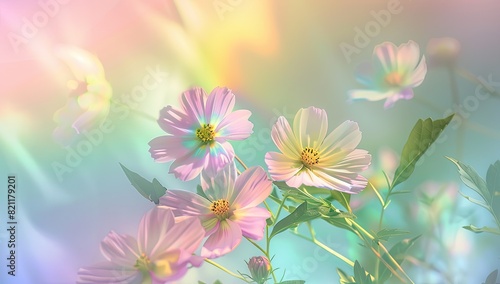 Dreamy Pastel Daisy Blossoms