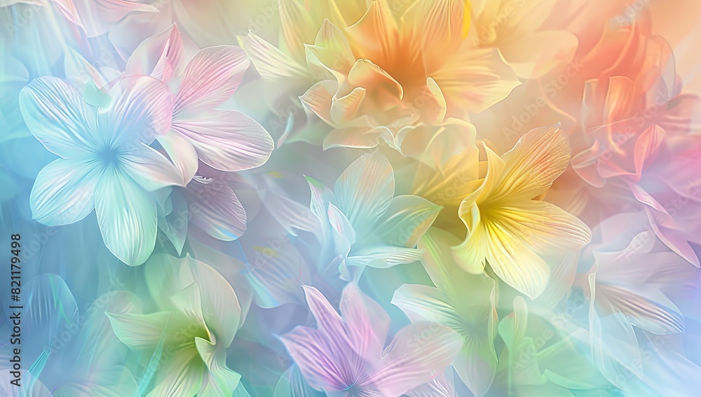 Dreamy Pastel Daisy Blossoms Dreamy Pastel Daisy Blossoms