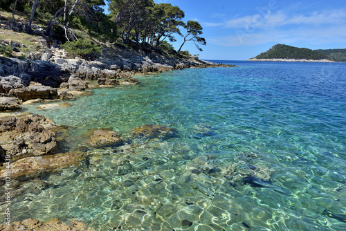 THE ISLAND OF LASTOVO IN THE ADRIATIC SEA IN CROATIA.