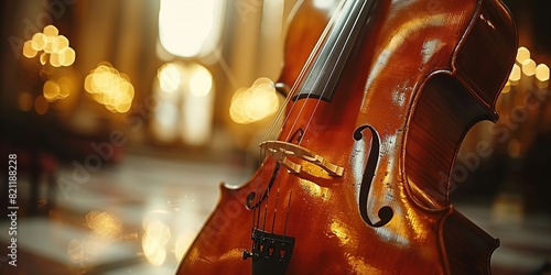 beautiful atmosphere of cello playing