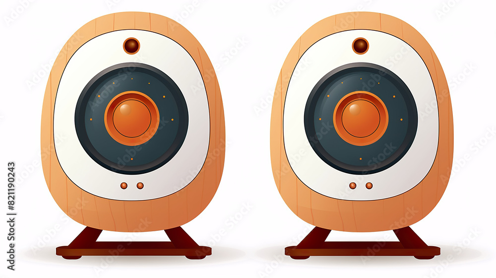 speaker by themselves against a stark white background speaker by themselves against a stark white background