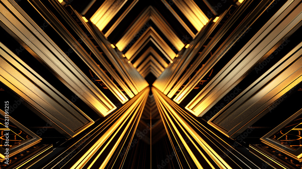 luxury dark blue with gold shape. Abstract art deco seamless background. luxury dark blue with gold shape. Abstract art deco seamless background.