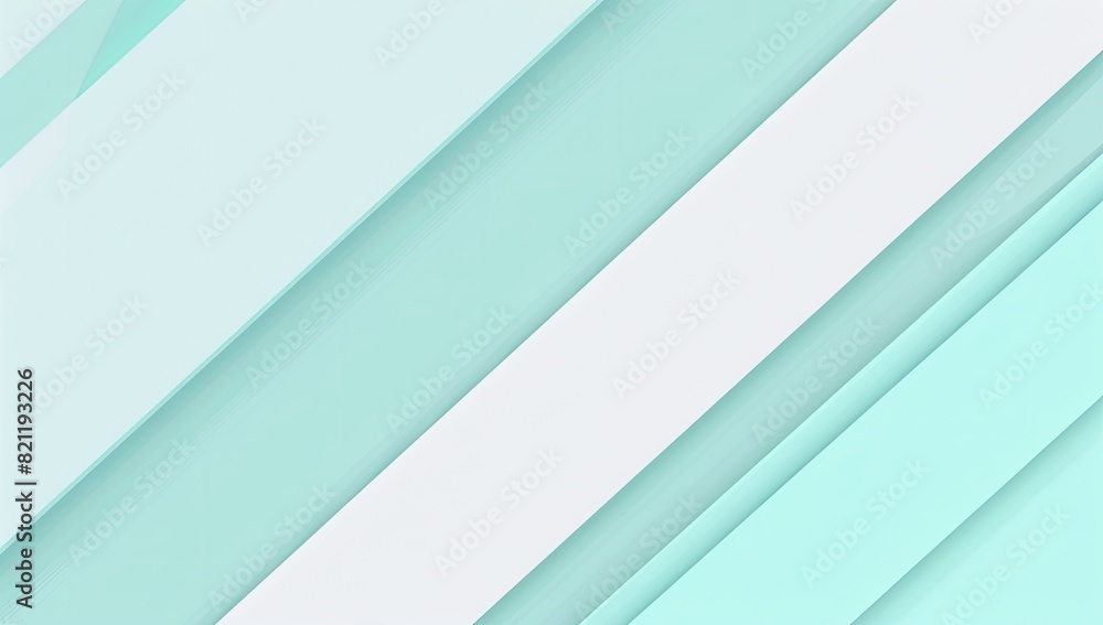 Obraz premium Minimalist Mint Green Abstract Background