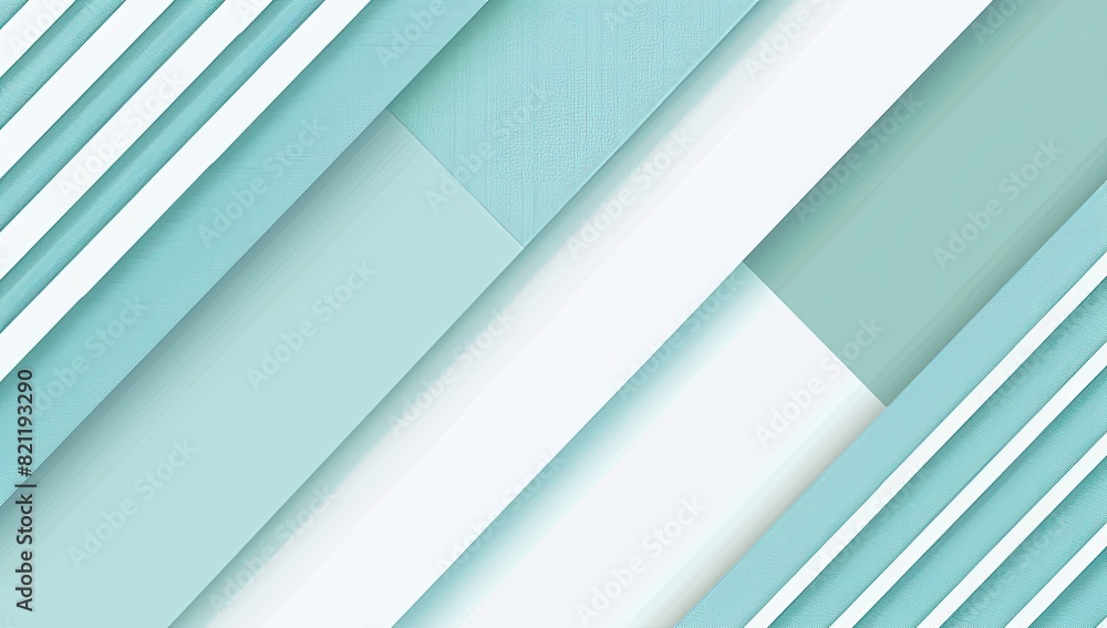 Obraz premium Minimalist Mint Green Abstract Background
