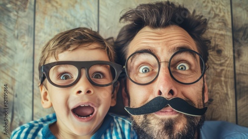 Father and Son Silly Costumes