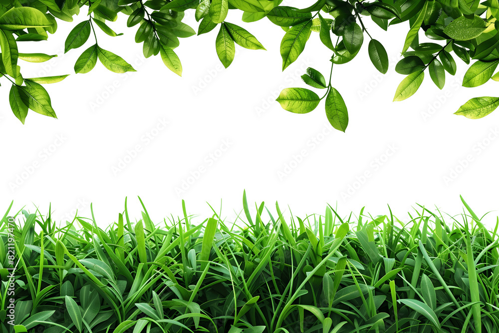 Fototapeta premium green leaves background