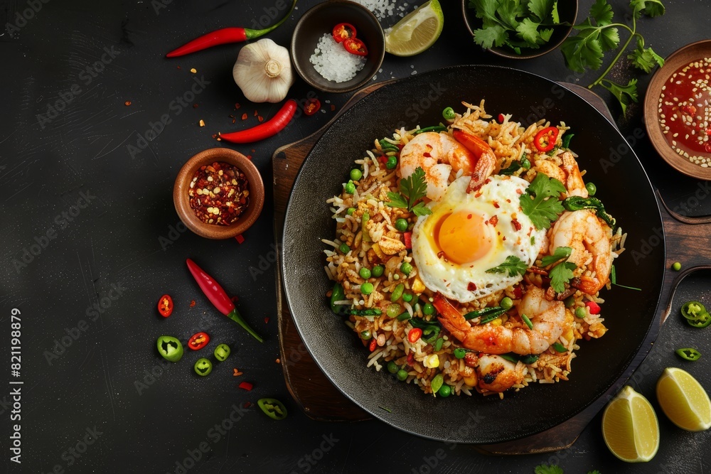Tempting nasi goreng elegance. Alluring appeal for your ads Tempting nasi goreng elegance. Alluring appeal for your ads