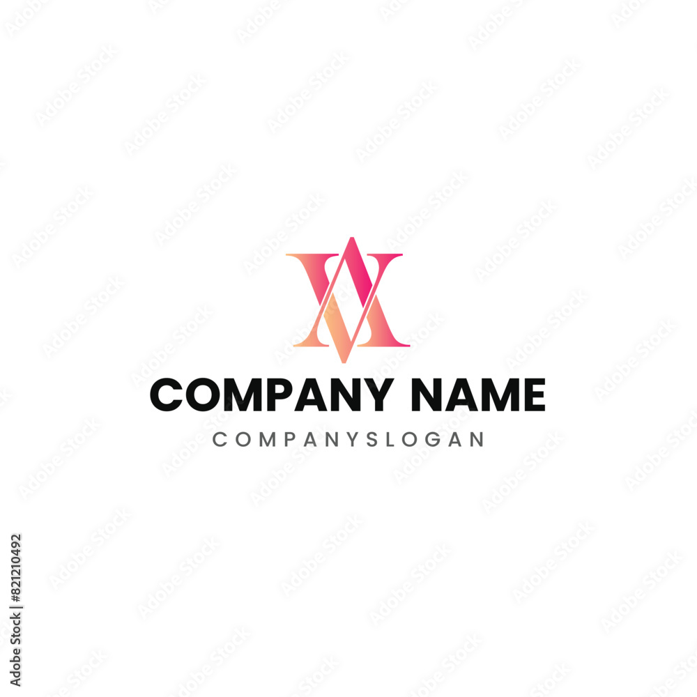 Letter VA initial logo design Letter VA initial logo design
