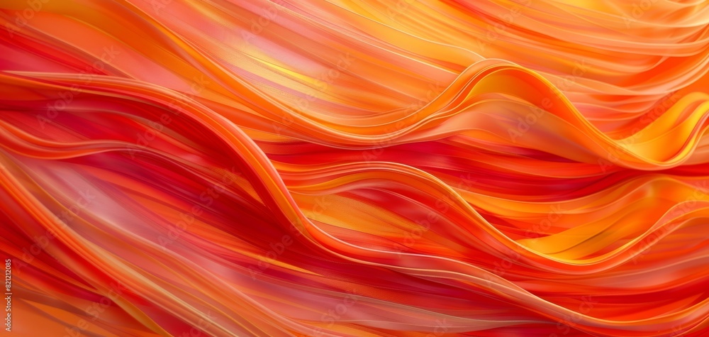 Dynamic lines in vibrant red and orange Dynamic lines in vibrant red and orange