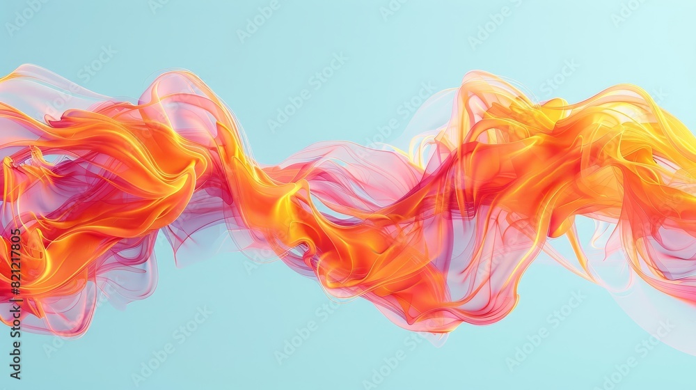 a colorful abstract design with a blue sky in the background a colorful abstract design with a blue sky in the background