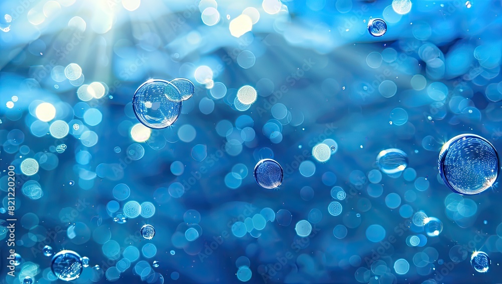 Effervescent Bubbles in Clear Water Effervescent Bubbles in Clear Water
