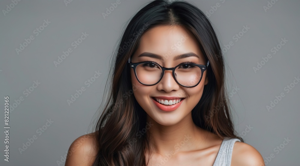 Fototapeta premium Beautiful asian sexy woman model, beauty model, custom and underwear model